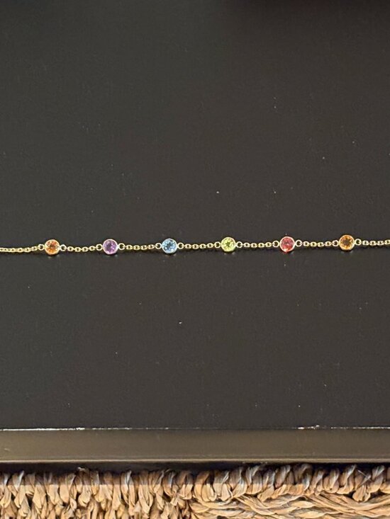 Effy Jewelry - Effy Mosiac 14 Karat Yellow Gold Semi Precious Bracelet